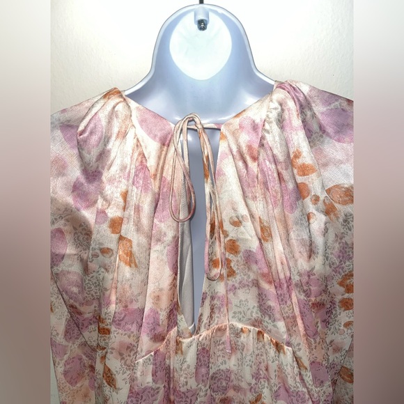 House of Harlow x REVOLVE Fleura Mini Dress in Watercolor Floral Size M - Picture 10 of 16